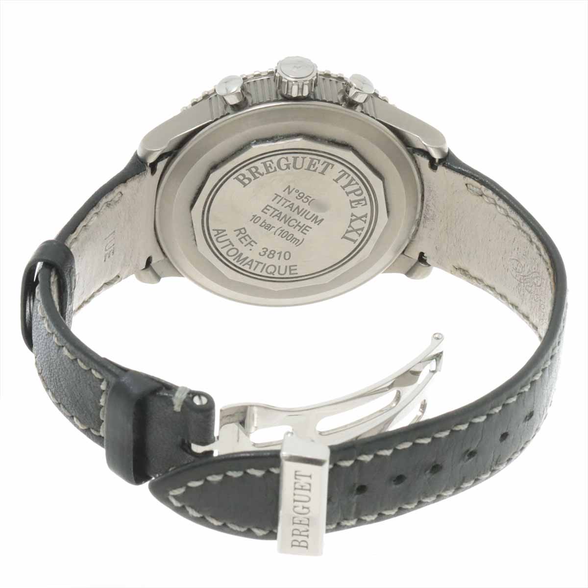 Breguet TypeXXI 3810TI Black Dial Automatic Mens Watch