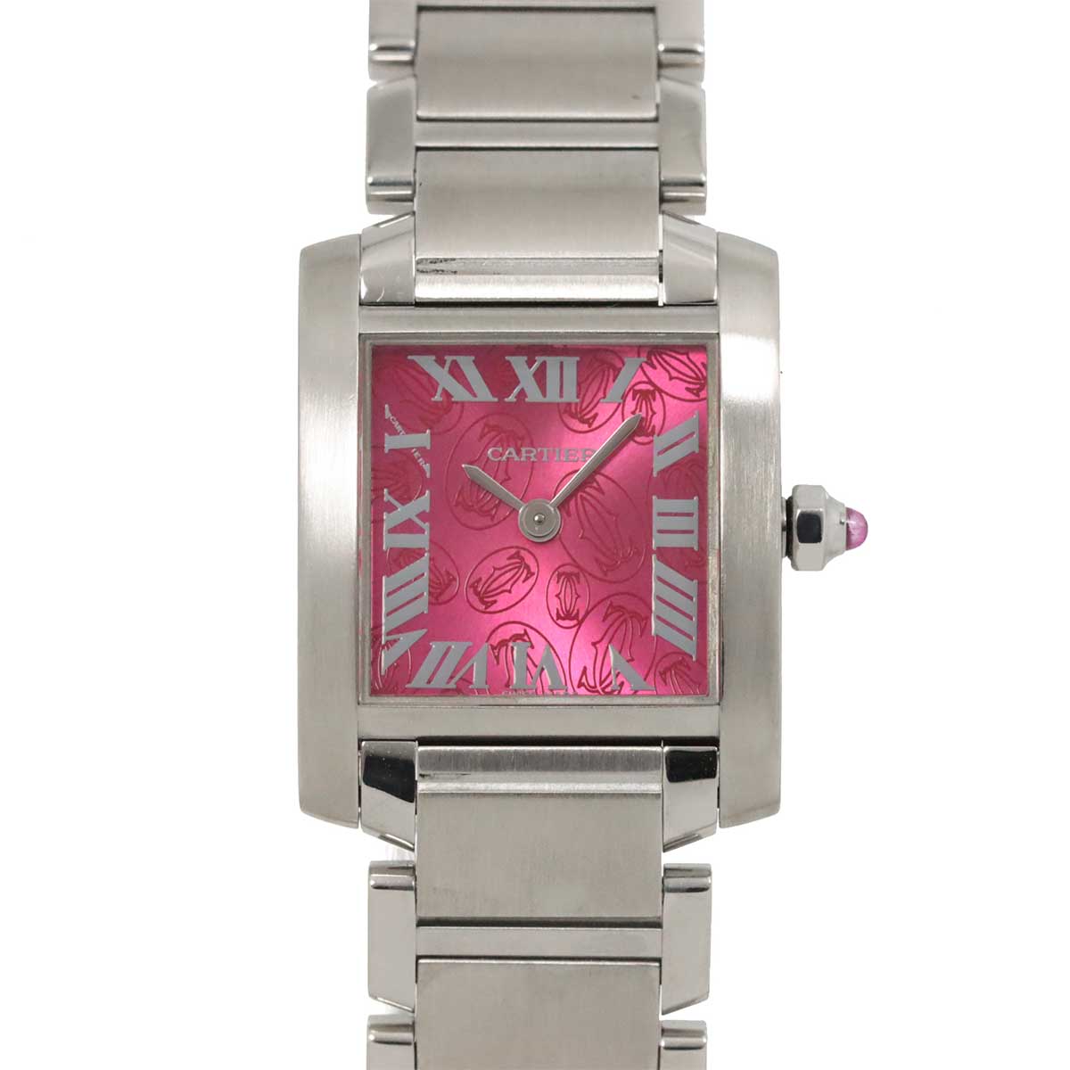 Tank Francaise SM W51030Q3 Quartz Pink Dial Ladies