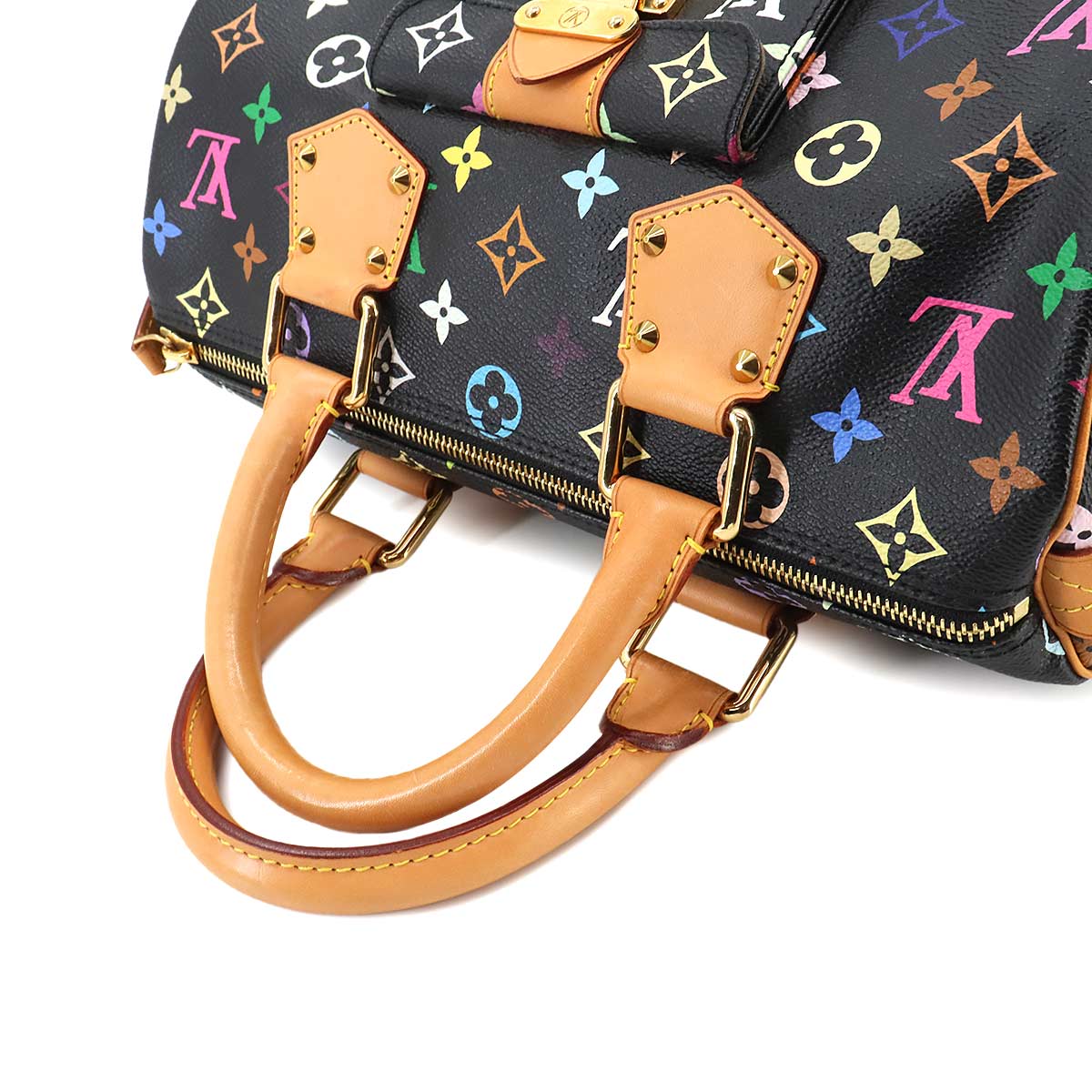 Monogram Multicolor Speedy 30 Hand Bag M92642 Noir 90256269