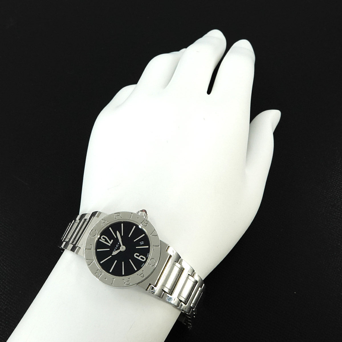 BVLGARIBVLGARI BBL26S Date Quartz Black Dial Ladies Watch