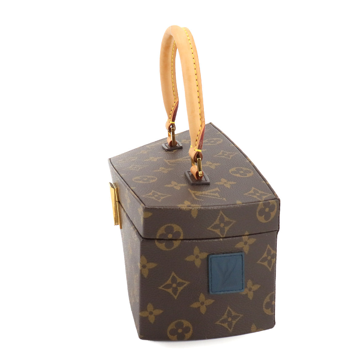 Monogram Twisted Box 2way Hand Shoulder Bag M40275 Brown 90256818