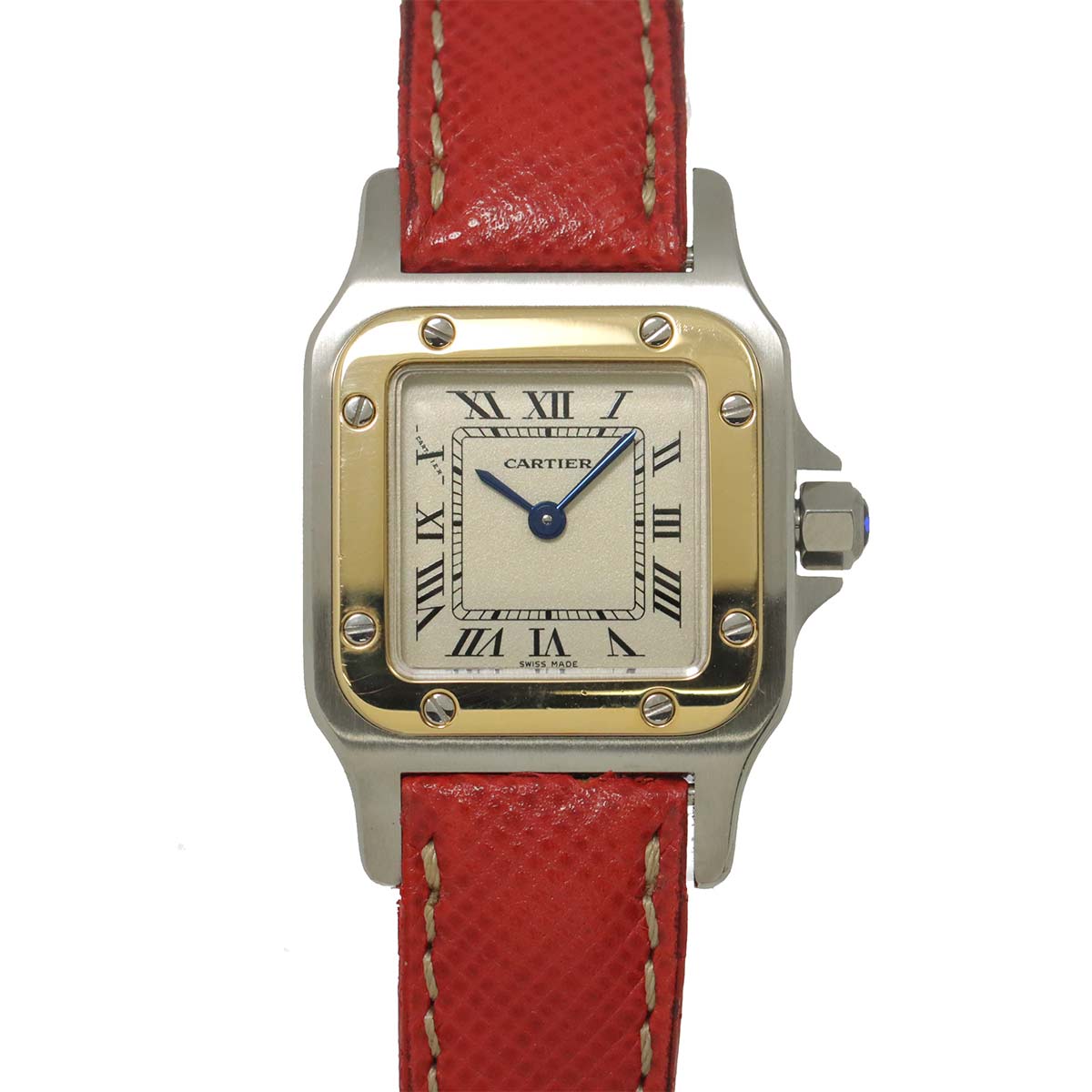 Santos Galbee YG Cream Dial Ladies Watch