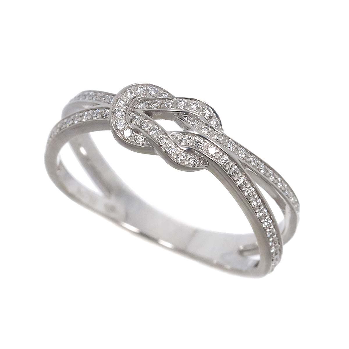 FRED Chance Infinie Small Diamond Ring 18K WG Size49 4.75-5(US)
