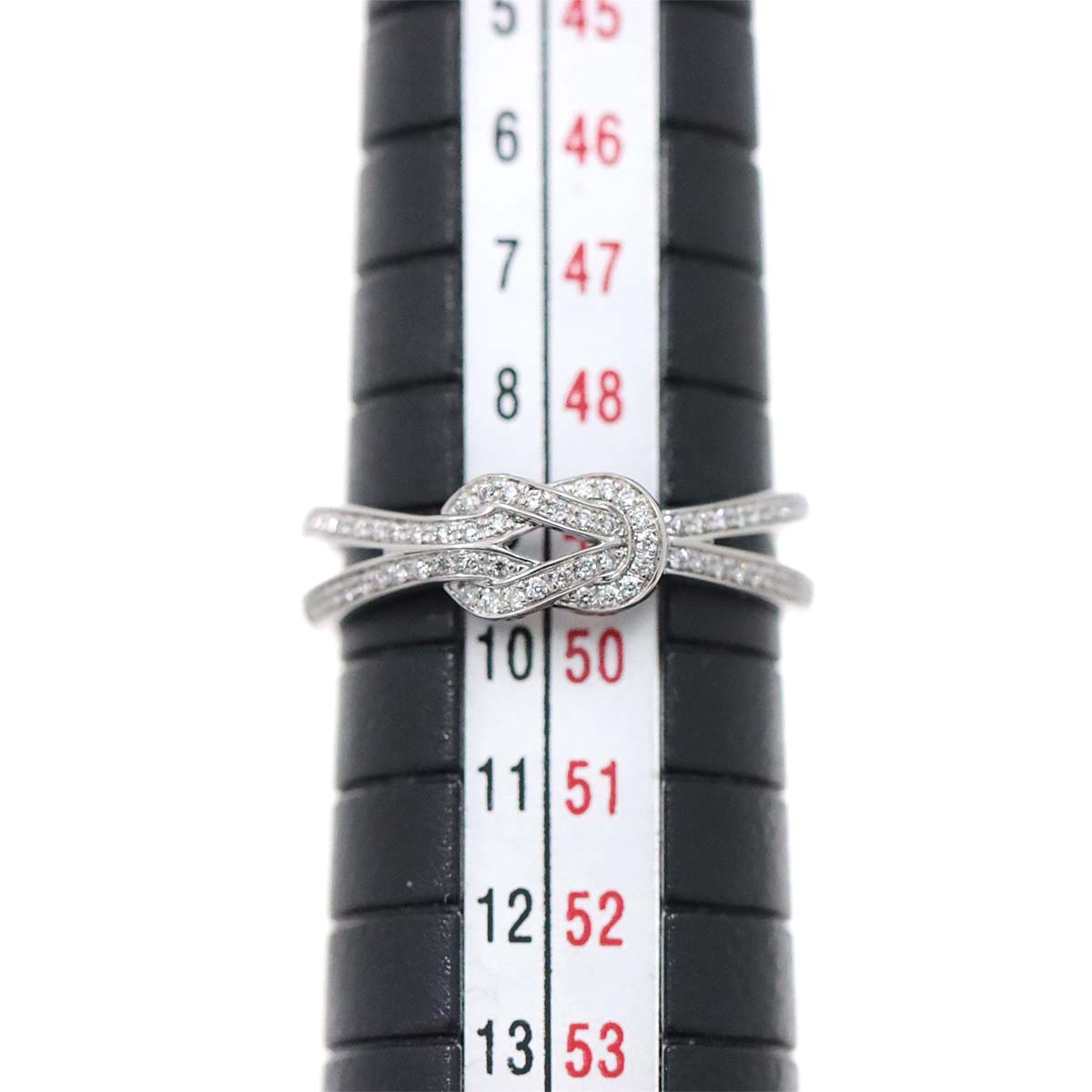 FRED Chance Infinie Small Diamond Ring 18K WG Size49 4.75-5(US)