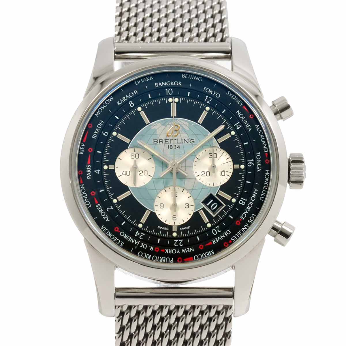 TRANSOCEAN Chronograph Unitime AB0510 Automatic Mens