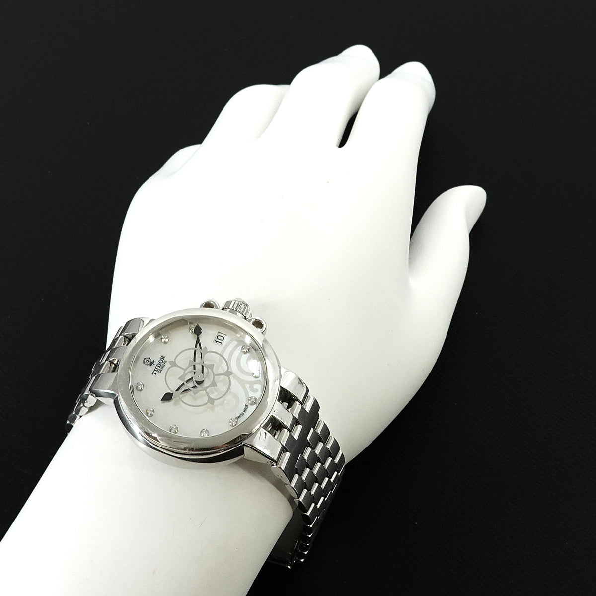 Clair De rose 35700 Automatic White Shell Dial Ladies Watch