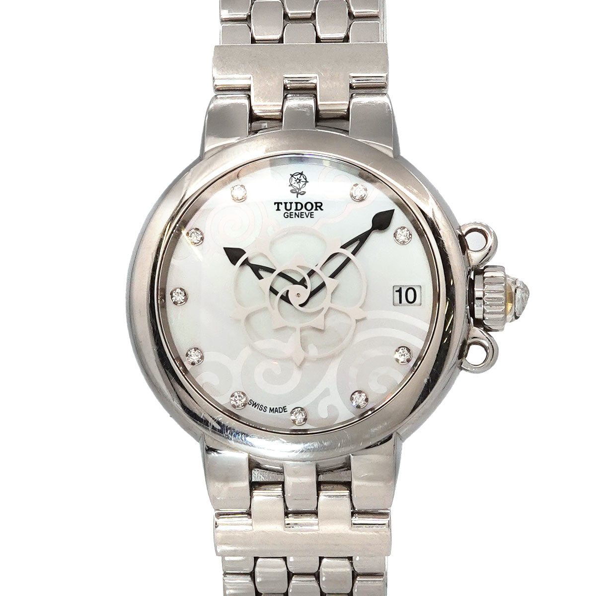 Clair De rose 35700 Automatic White Shell Dial Ladies Watch
