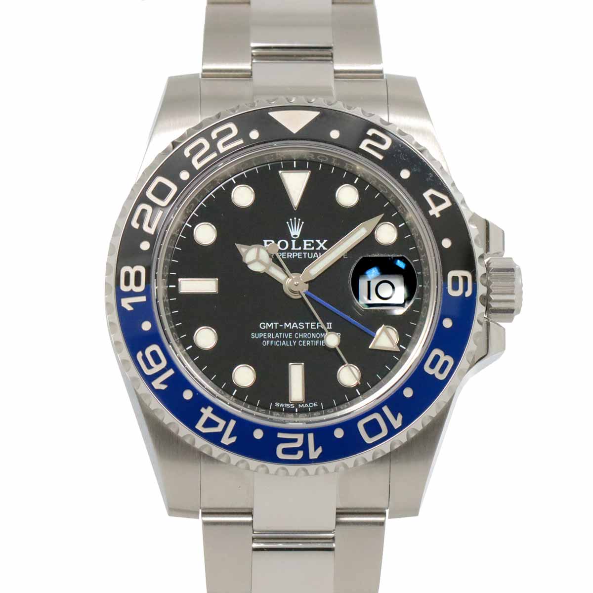 GMT Master 2 116710BLNR Serial Random Black Blue Bezel Date