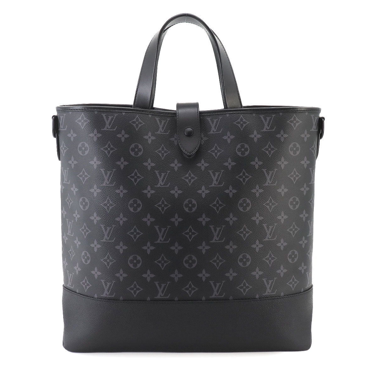 Monogram Eclipse Saumur Tote 2way Bag Black M45914