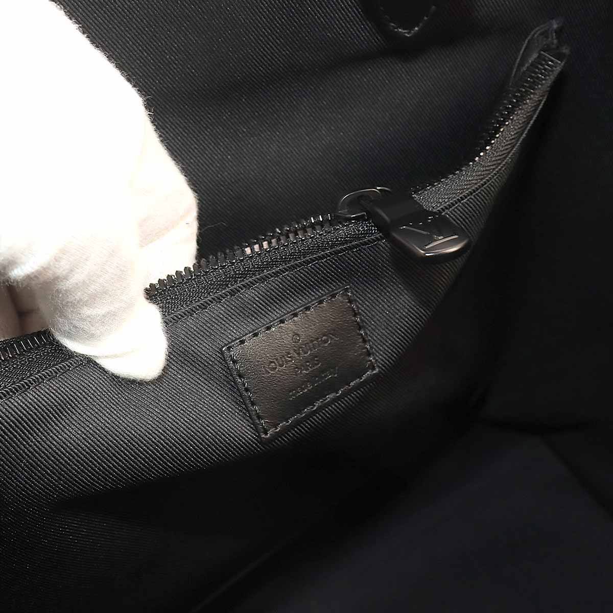 Monogram Eclipse Saumur Tote 2way Bag Black M45914