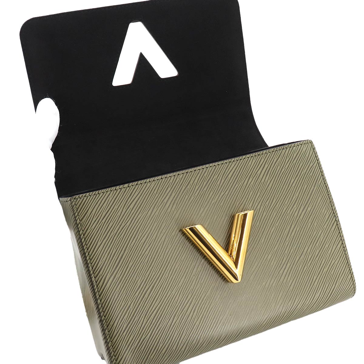 Epi Monogram Twist MM Shoulder Bag Leather Khaki M43497 90259411