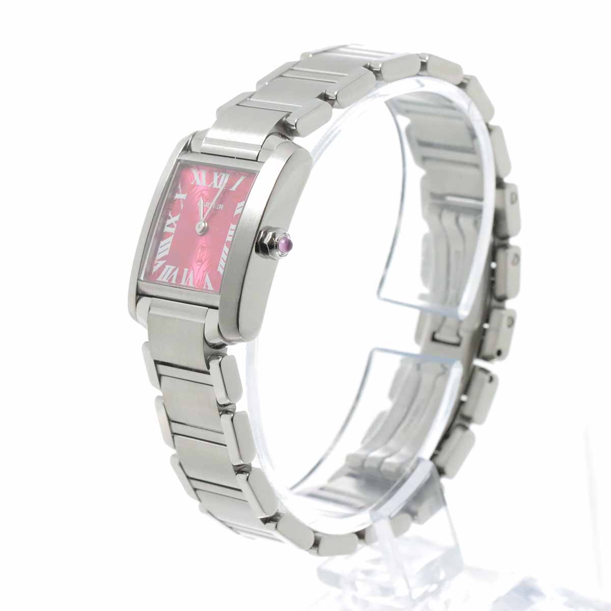 Tank Francaise SM W51030Q3 Quartz Pink Dial Ladies