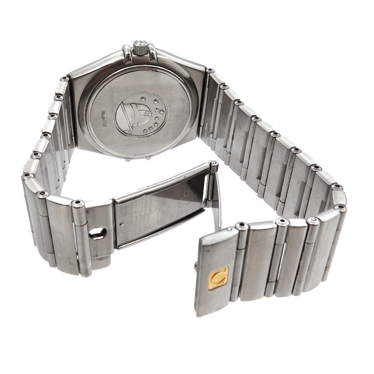 Constellation 1512 30 Quartz Date Silver Dial Mens Watch