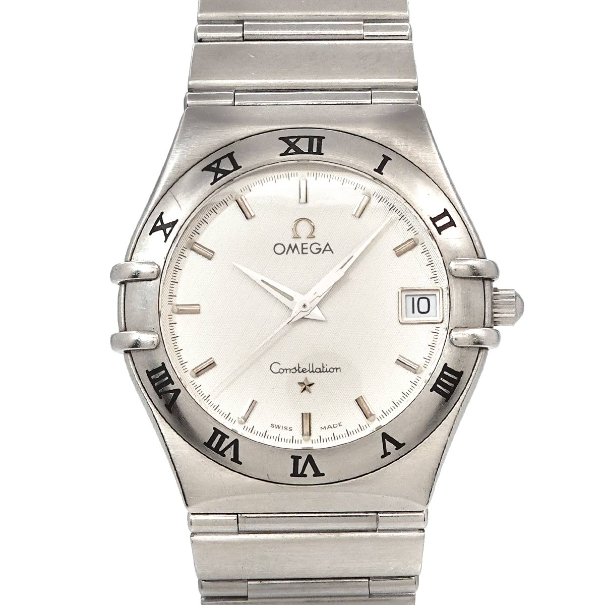 Constellation 1512 30 Quartz Date Silver Dial Mens Watch