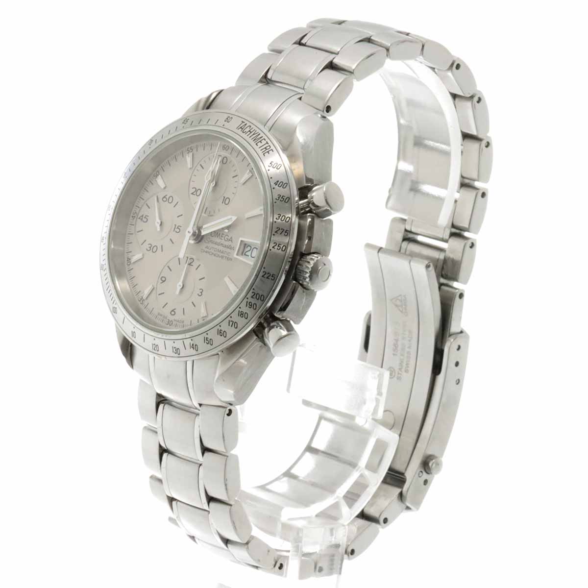 Speedmaster Date 3211 30 Chronograph Automatic Silver Dial Mens