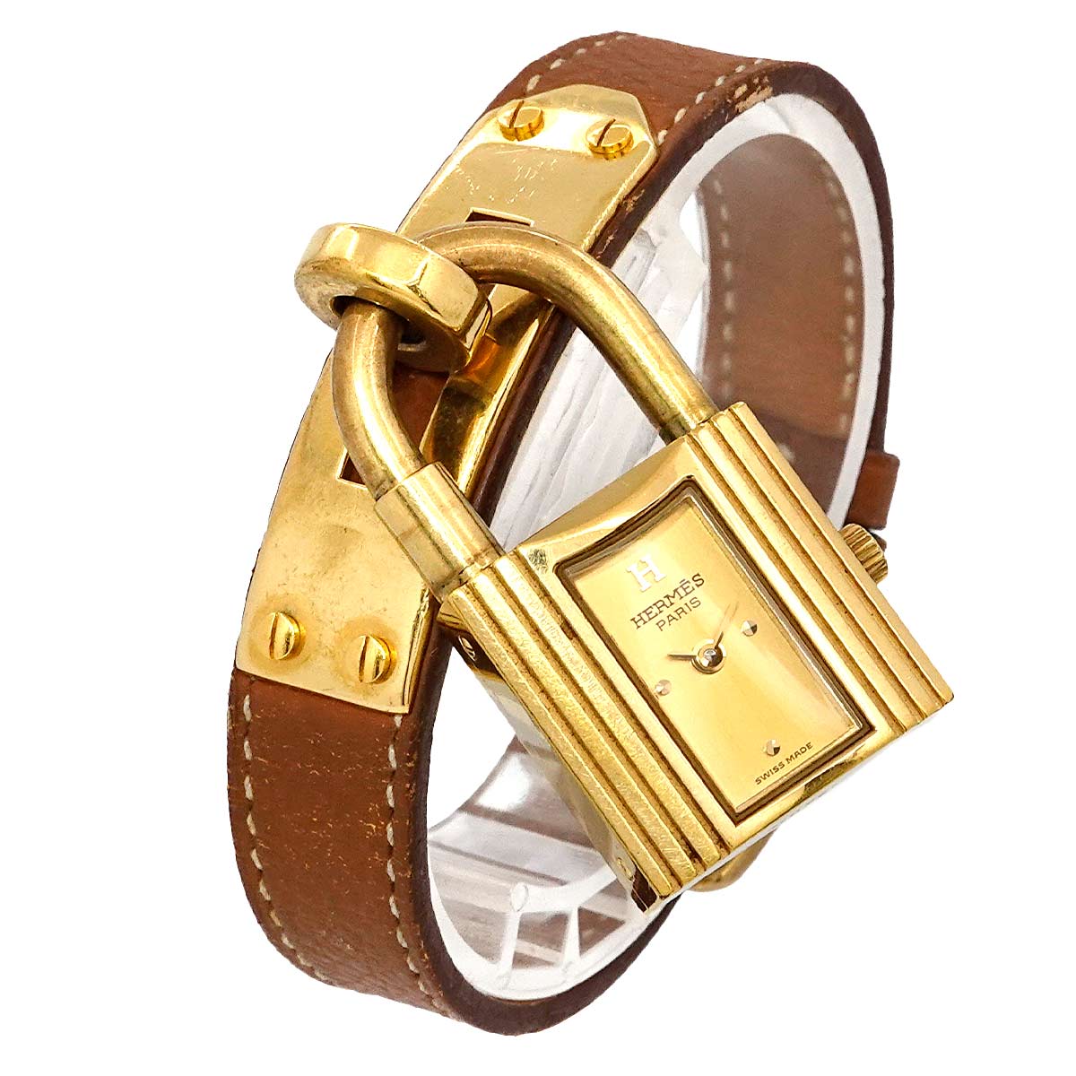 Kelly Watches Quartz Gold Dial Vintage Cadena Ladies Watch