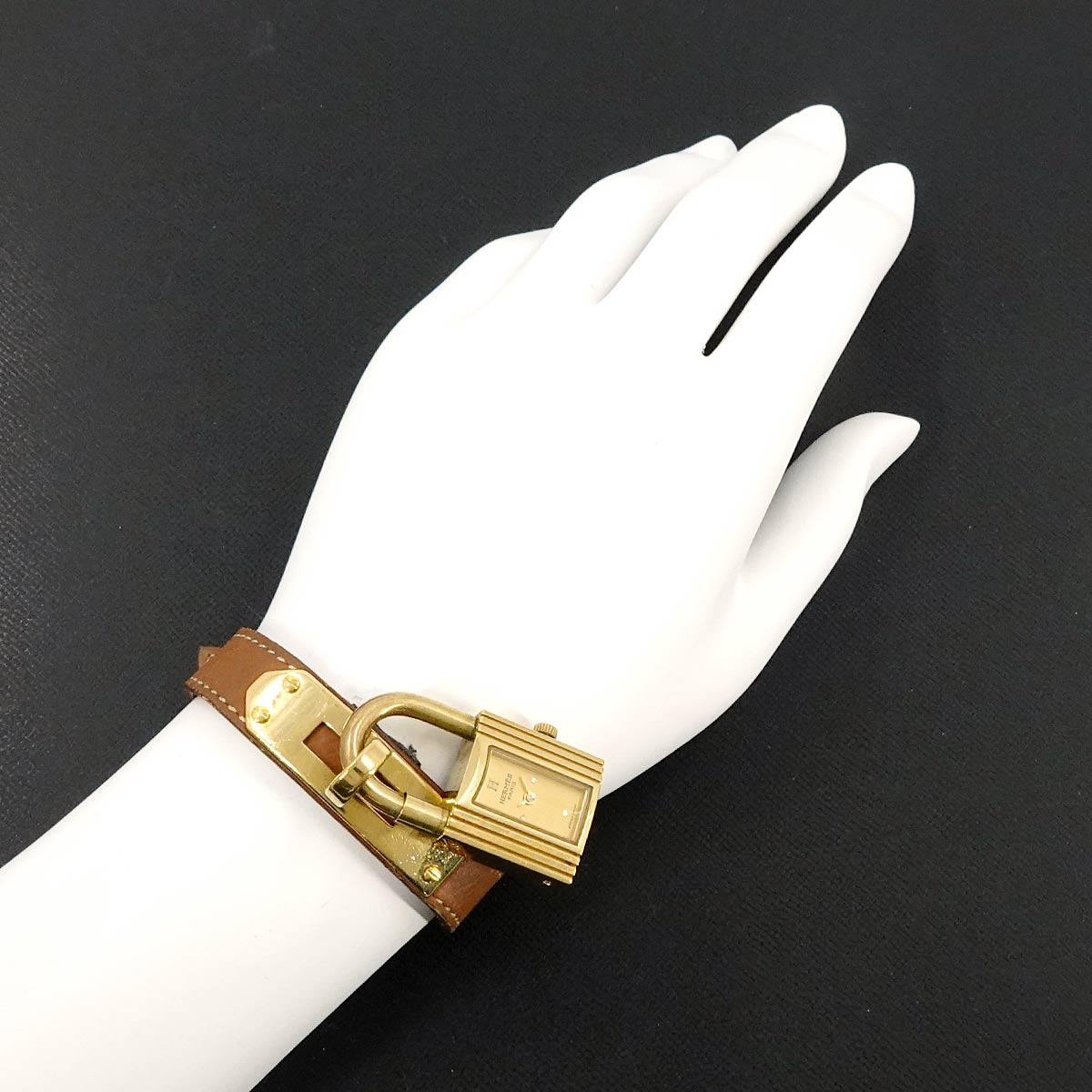 Kelly Watches Quartz Gold Dial Vintage Cadena Ladies Watch