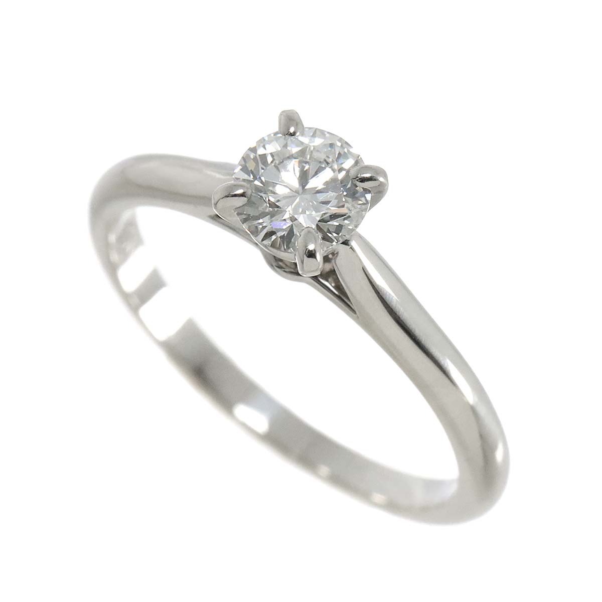 Diamond 0.40ct G/VVS1/VG Ring Pt Size48 4.5(US)
