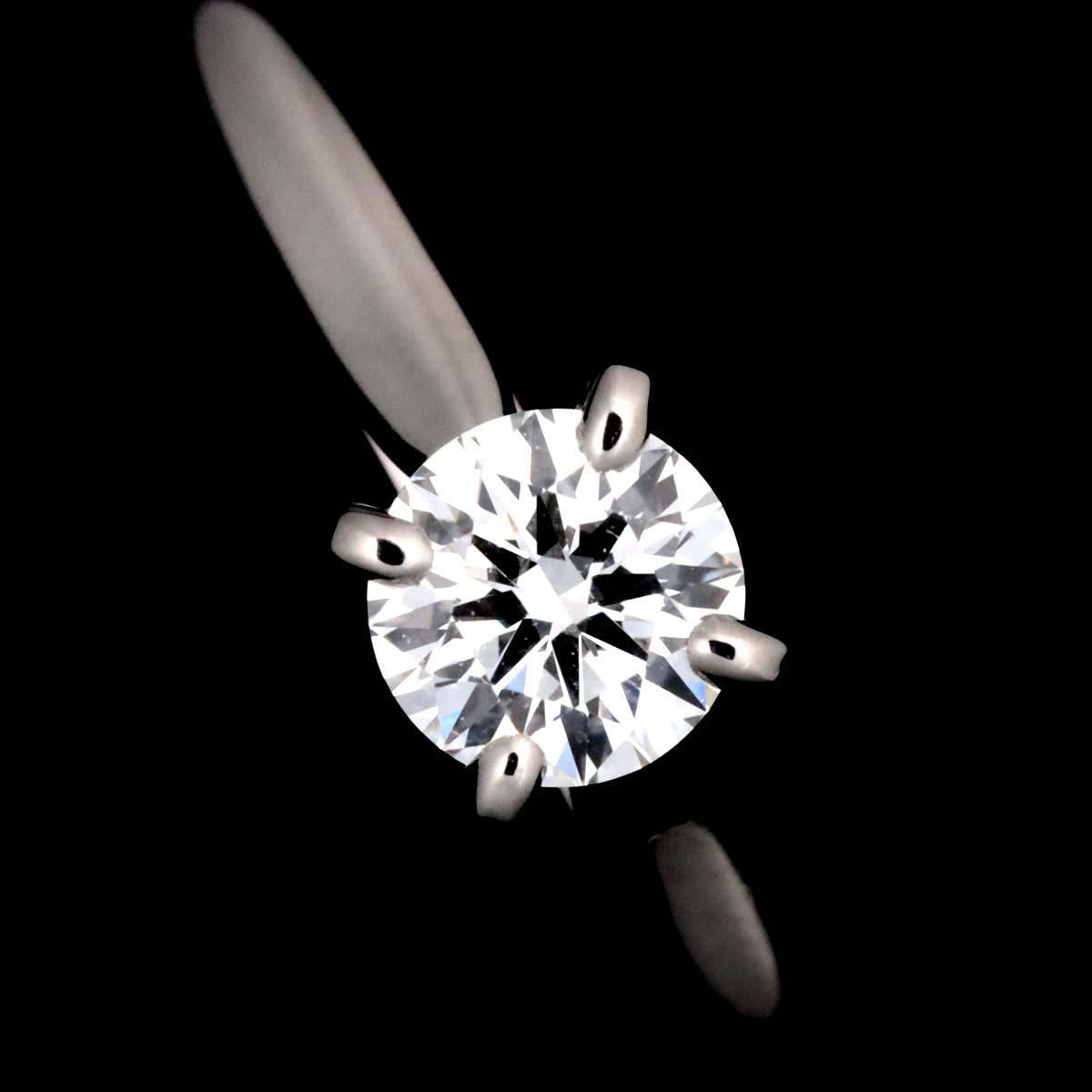 Diamond 0.40ct G/VVS1/VG Ring Pt Size48 4.5(US)