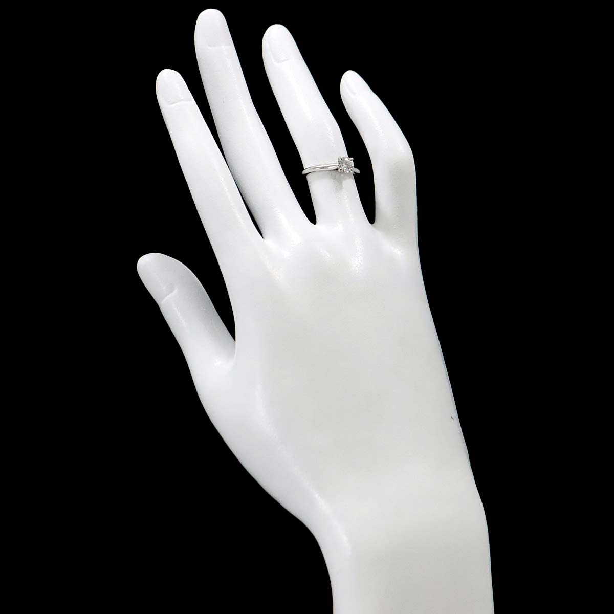 Diamond 0.40ct G/VVS1/VG Ring Pt Size48 4.5(US)