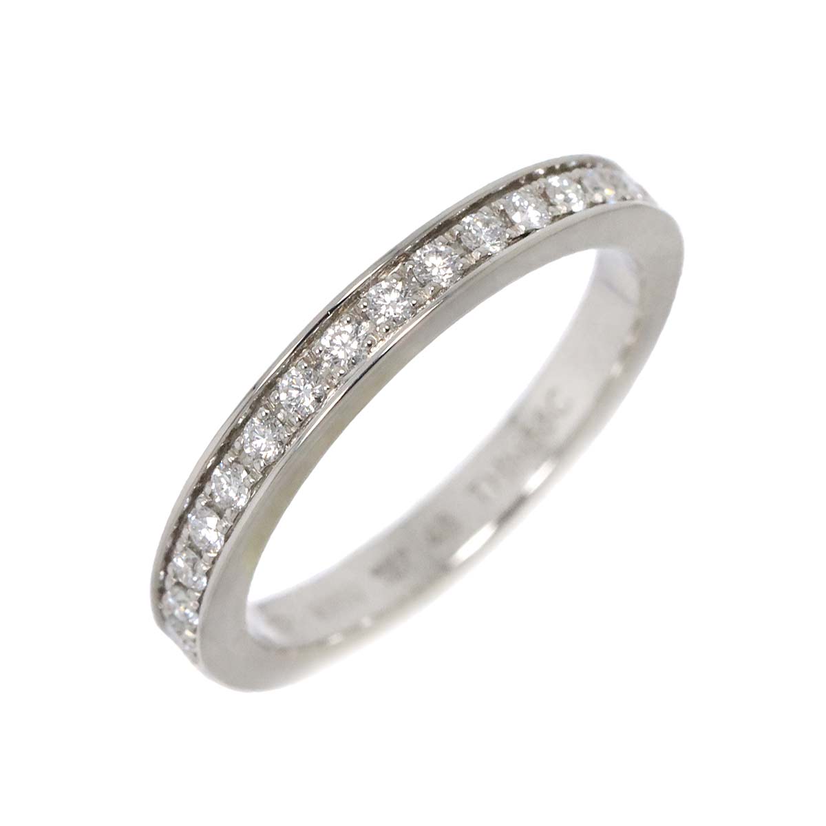 Half Diamond Ring Pt Platinum size48 4.5(US)