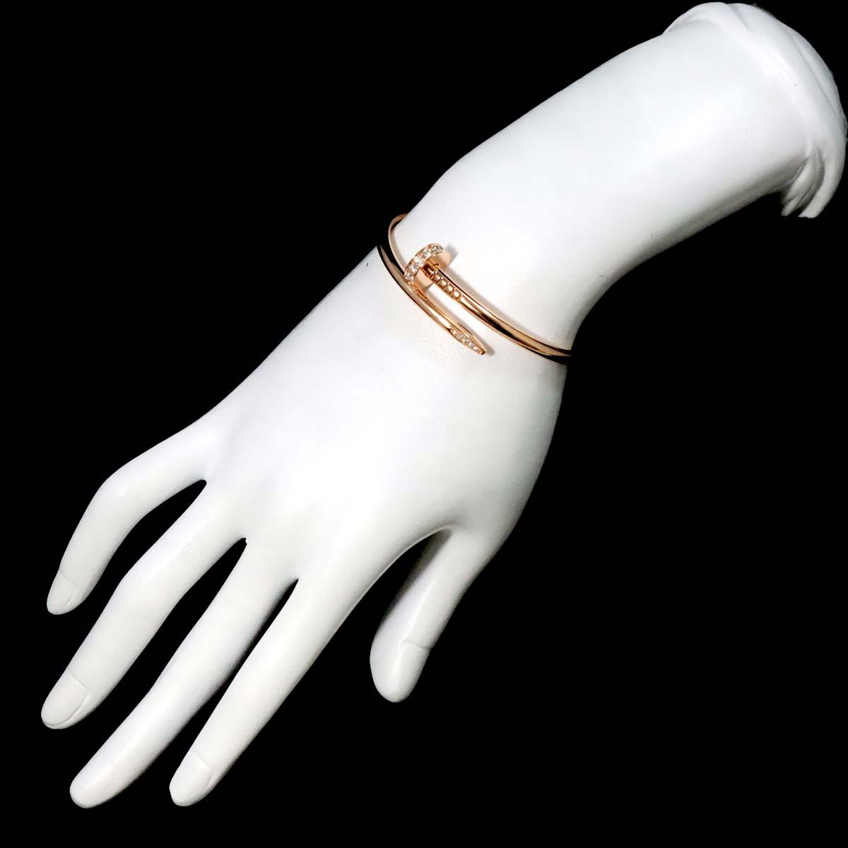 Juste Un Clou Bracelet Diamond 18K Pink Gold 750 size15