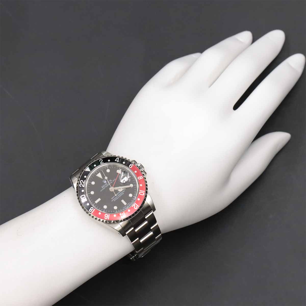 GMT Master II 16710 Serial A Date Black Dial Mens Watch