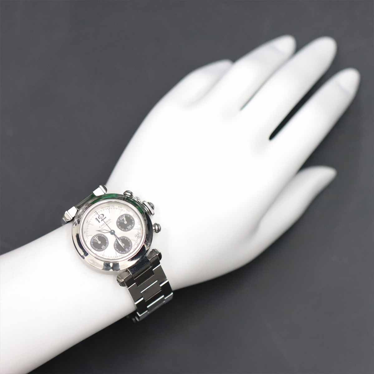 Pasha C Chronograph W31048M7 Automatic Silver Dial Boys Watch