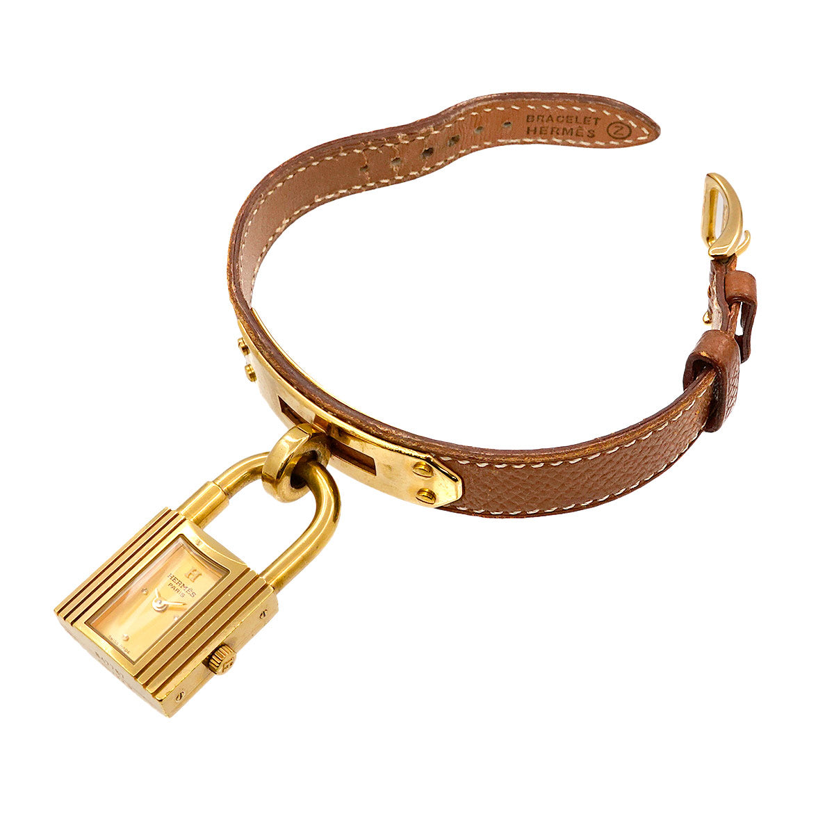 Kelly Watches Quartz Gold Dial Vintage Cadena Ladies Watch