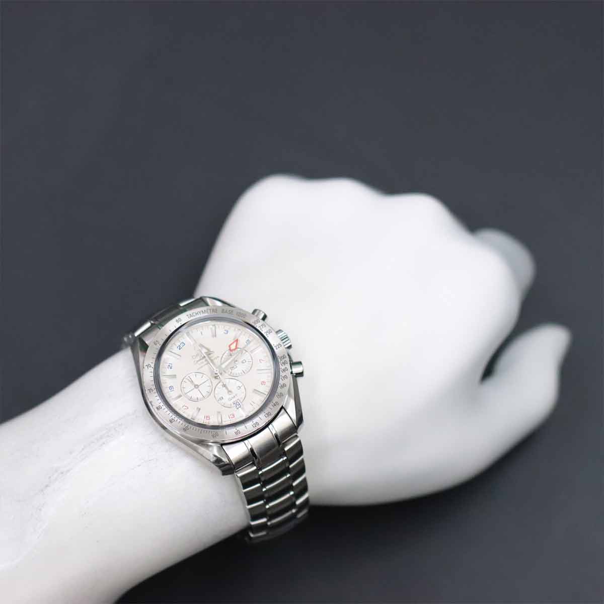 Speedmaster Broad Arrow 3581 30 Automatic Silver Dial Mens