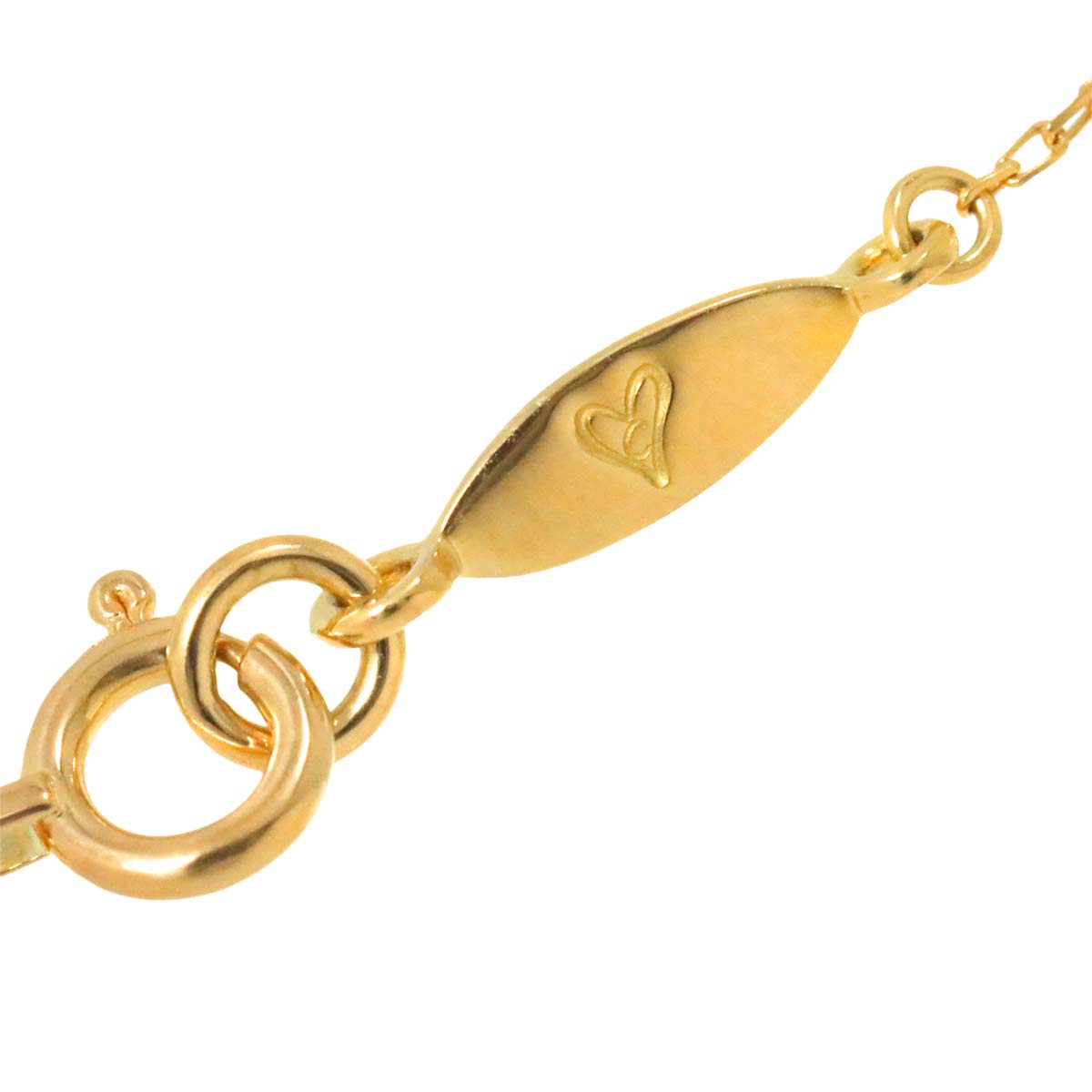 Diamond 0.05ct Cross Necklace 18K Yellow Gold 750