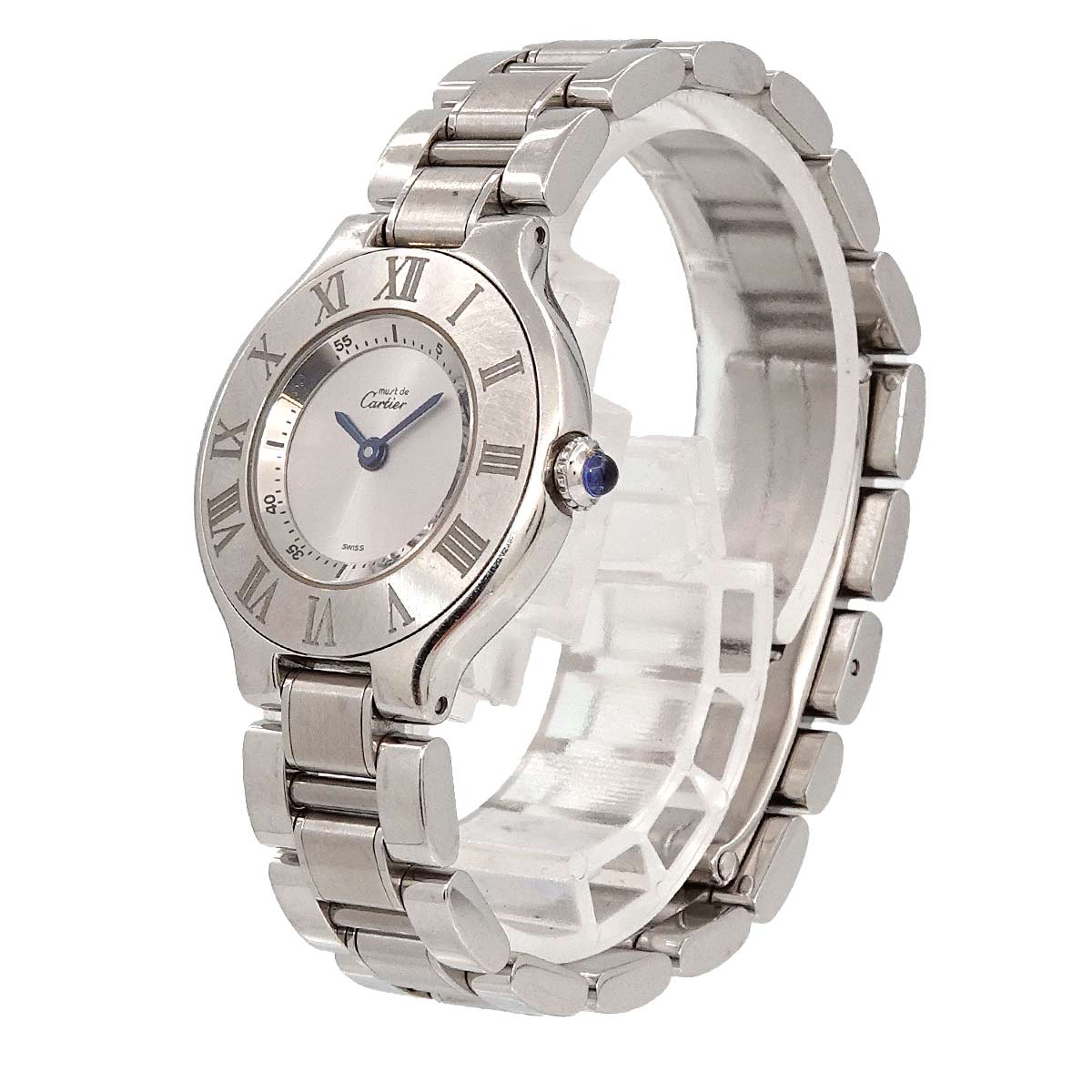 Must 21 W10109T2 Quartz Silver Dial Ladies Watch