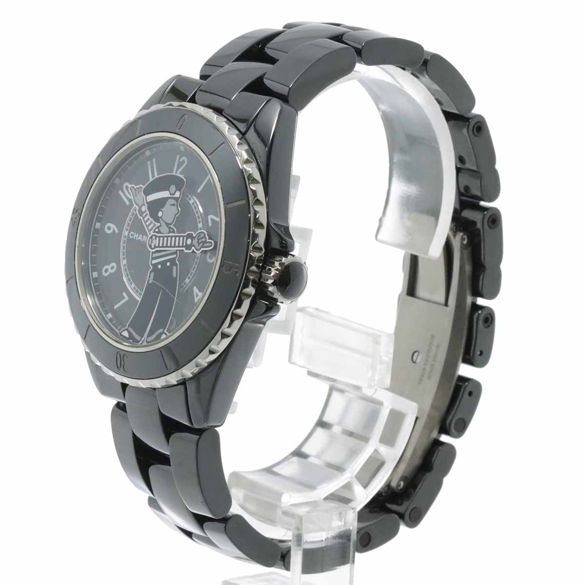 J12 Mademoiselle La pausa H7609 Automatic Black Dial Mens