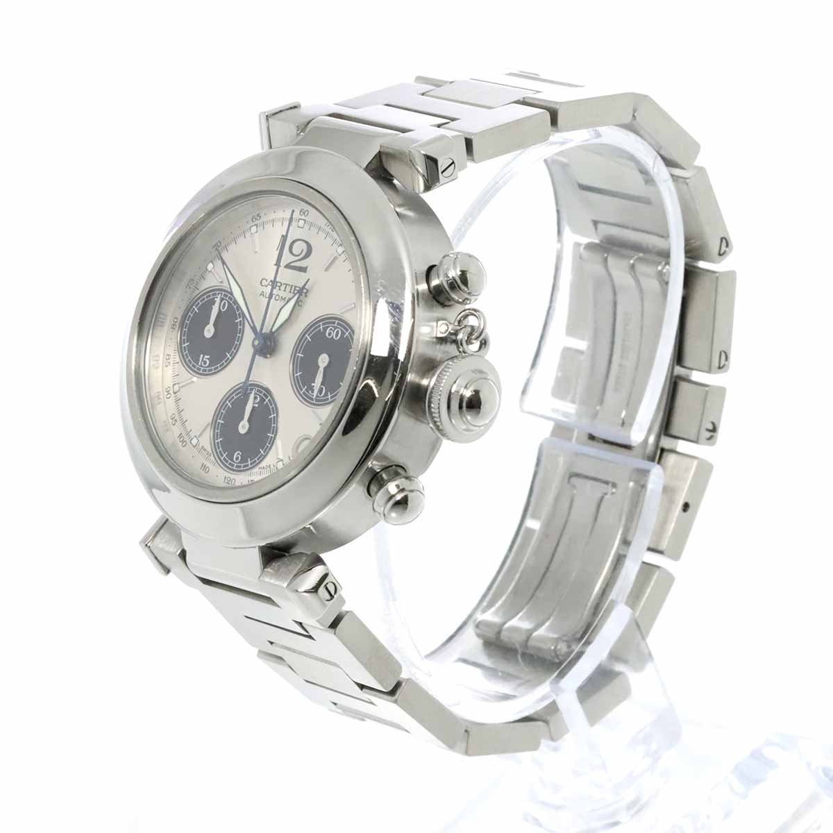 Pasha C Chronograph W31048M7 Automatic Silver Dial Boys Watch