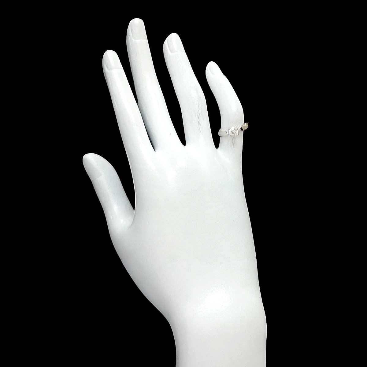 Diamond 0.44ct I/VS1/3EX Ring Platinum Size3.25-3.75(US)