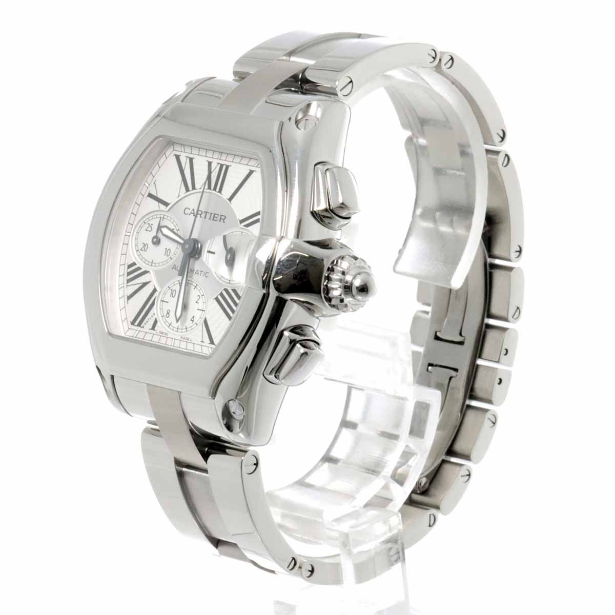 Roadster Chronograph W62019X6 Date Automatic Silver Dial Mens