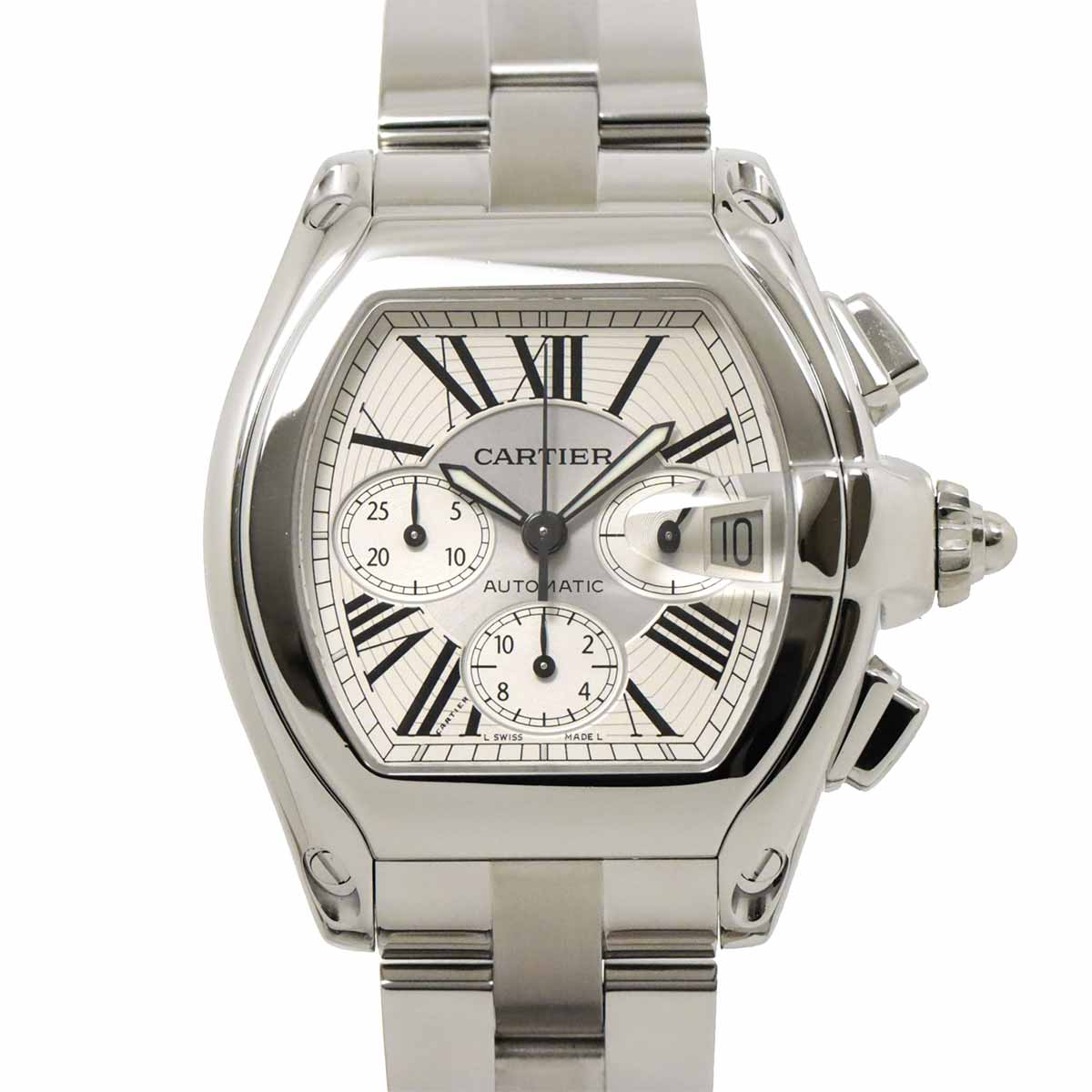 Roadster Chronograph W62019X6 Date Automatic Silver Dial Mens