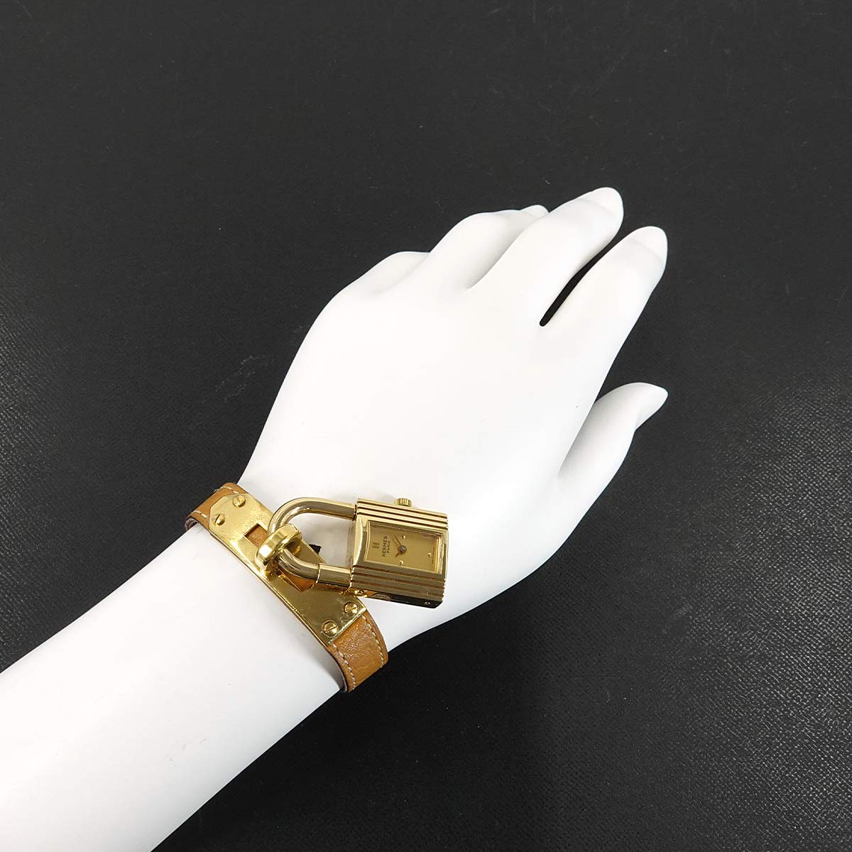 Kelly Watches Quartz Gold Dial Vintage Cadena Ladies Watch