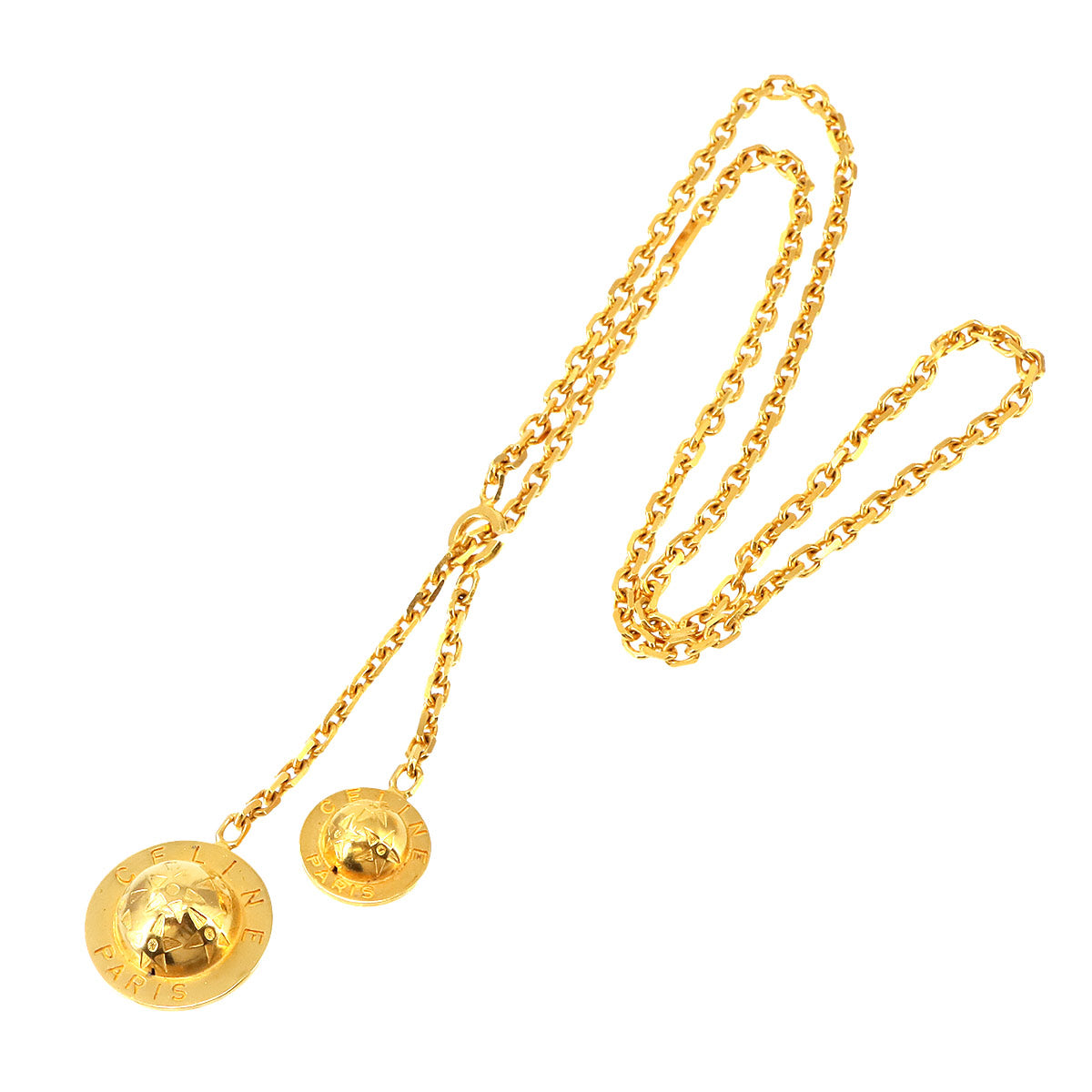 Star Ball Planet Necklace Gold Vintage Accessory
