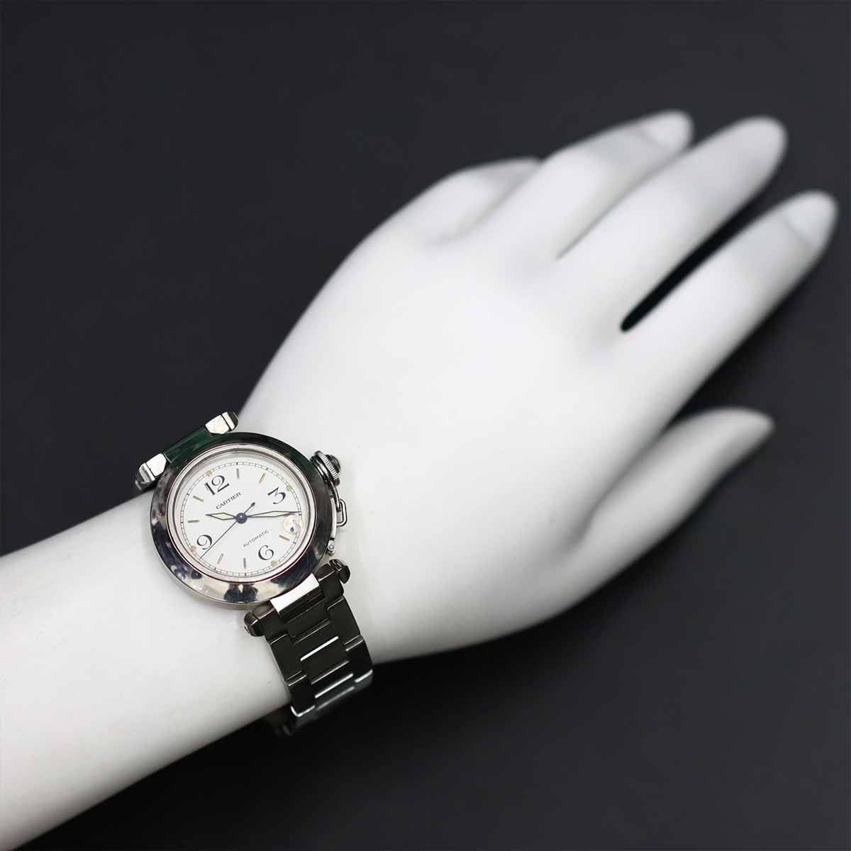 Pasha C W31015M7 Date Automatic White Dial Boys Wrist Watch