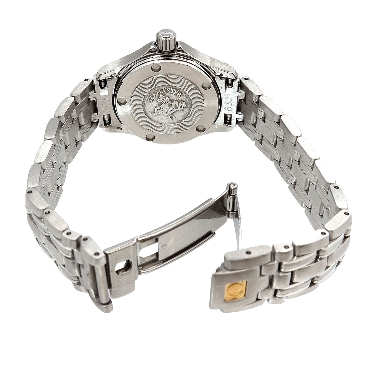 Seamaster 120 Date 2581 82 Quartz Blue Dial Ladies Watch