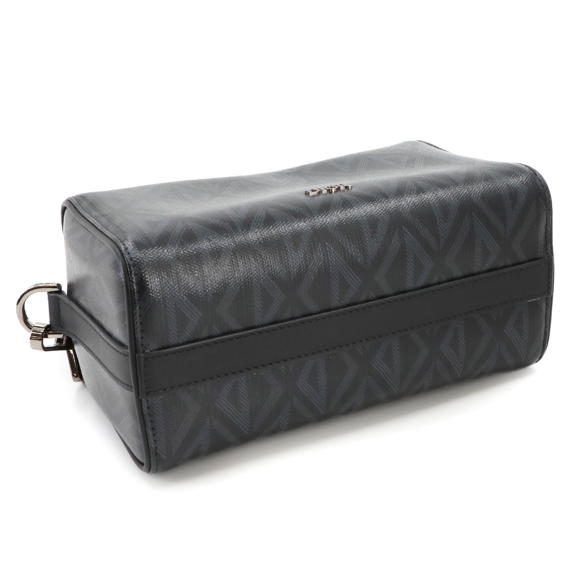 CD Diamond Shoulder Bag PVC Leather Black 1ADPO249CDP 90265176