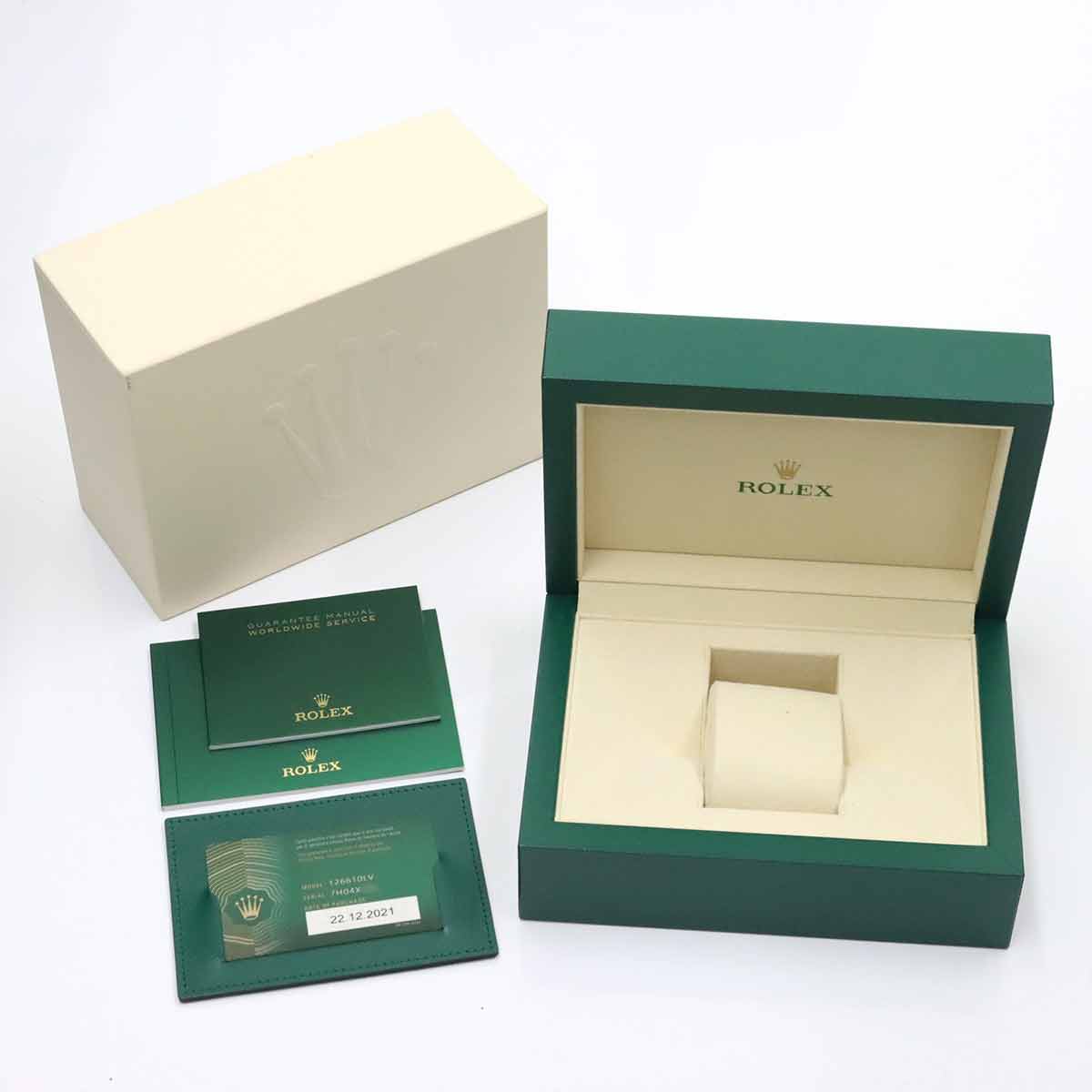 Submariner Date 126610LV Serial Random Green Bezel Dial Mens