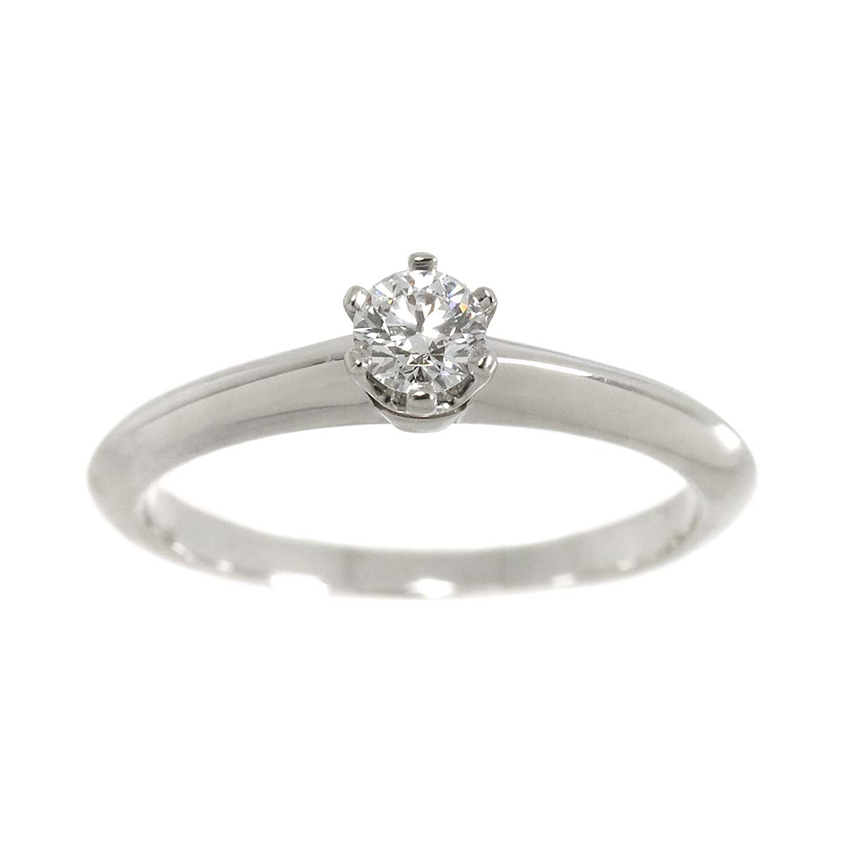 Diamond 0.18ct Ring Platinum Size4.5(US)