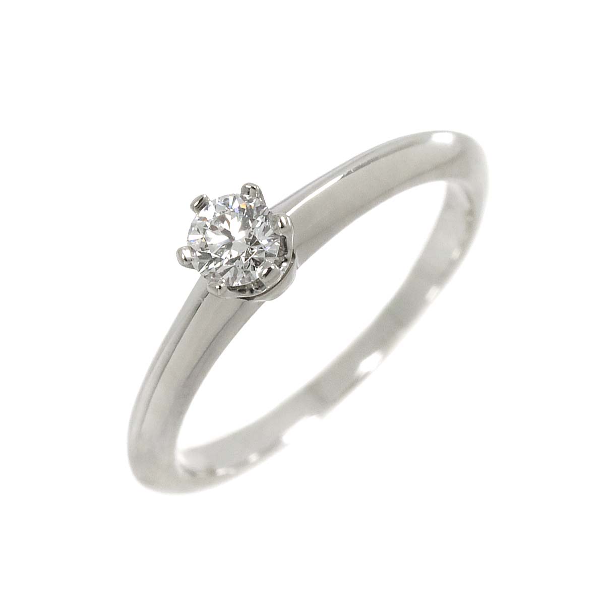 Diamond 0.18ct Ring Platinum Size4.5(US)