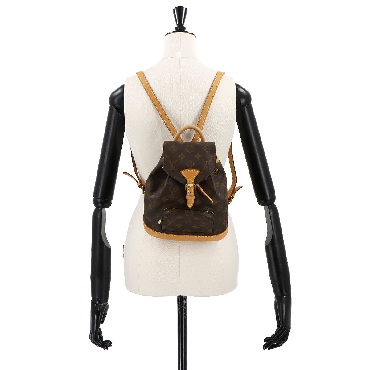 Monogram Mini Montsouris Backpack Brown M51137 Purse