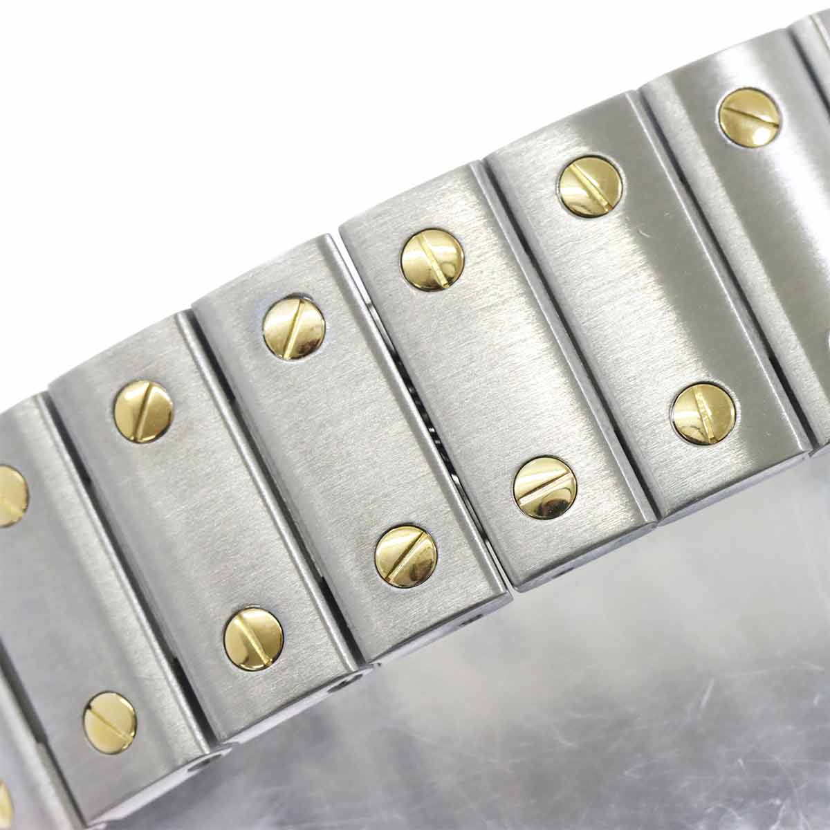 Santos Galbee LM W20042C4 YG Cream Dial Mens Watch