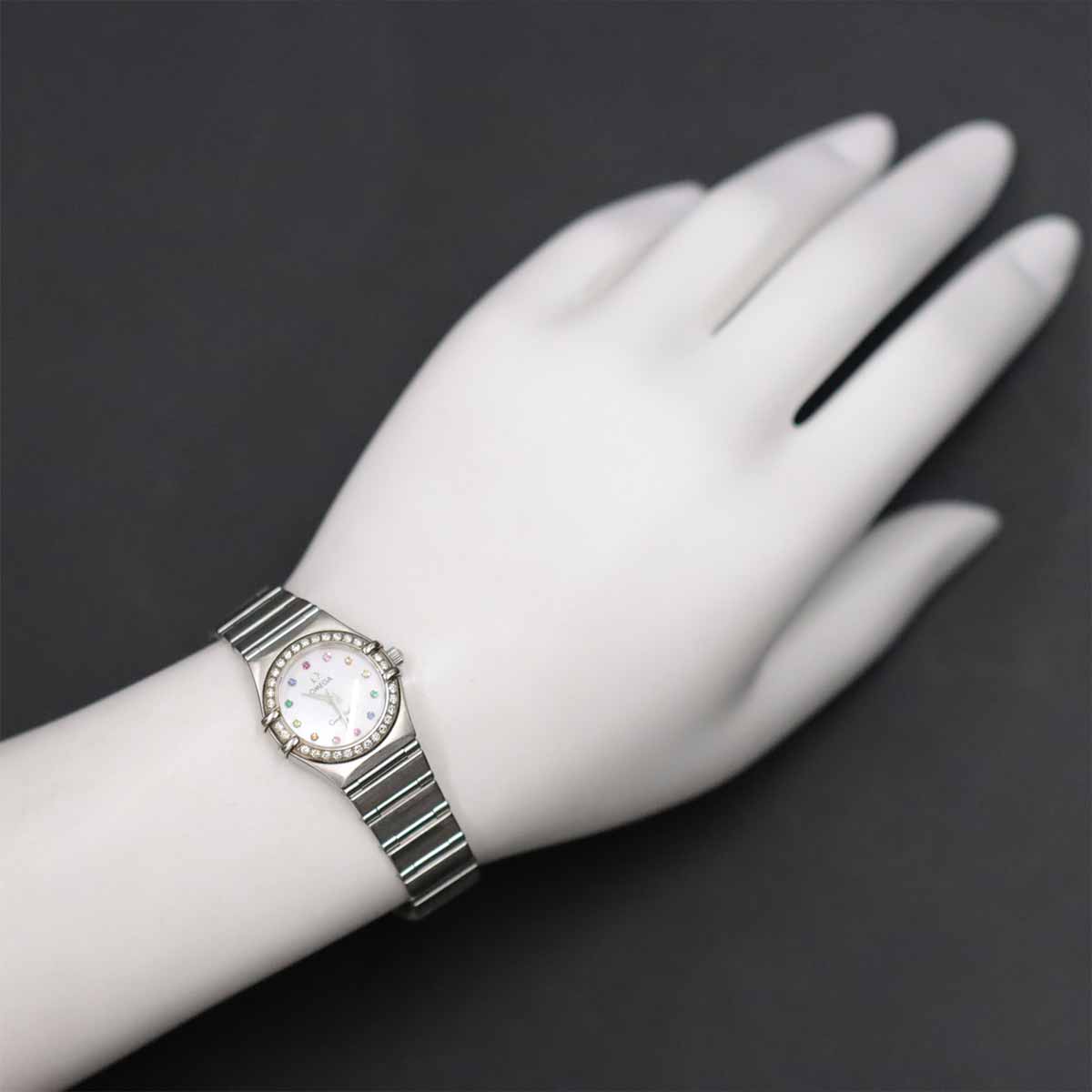 Constellation Mini Iris 1460 79 Diamond White Shell Dial Watch