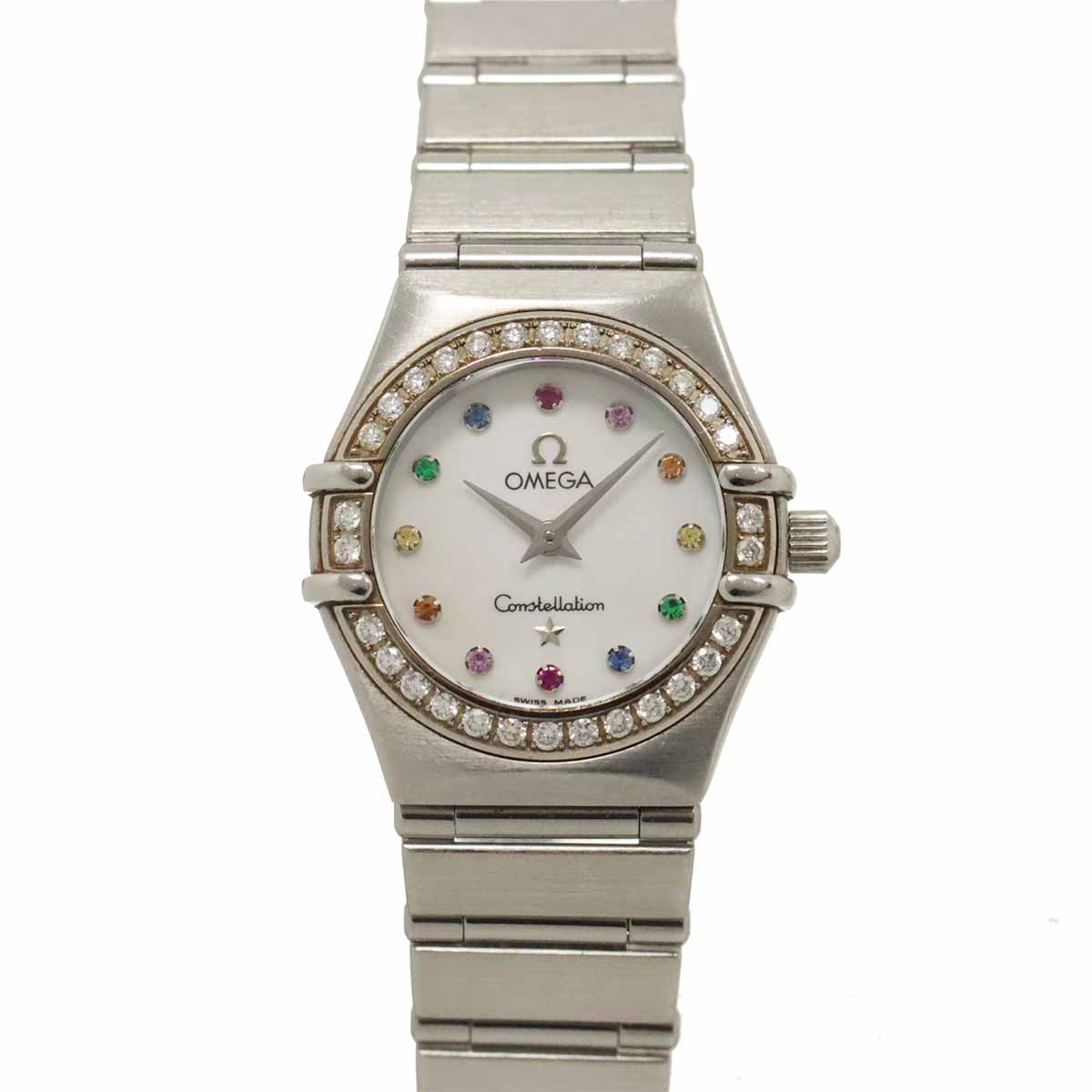 Constellation Mini Iris 1460 79 Diamond White Shell Dial Watch