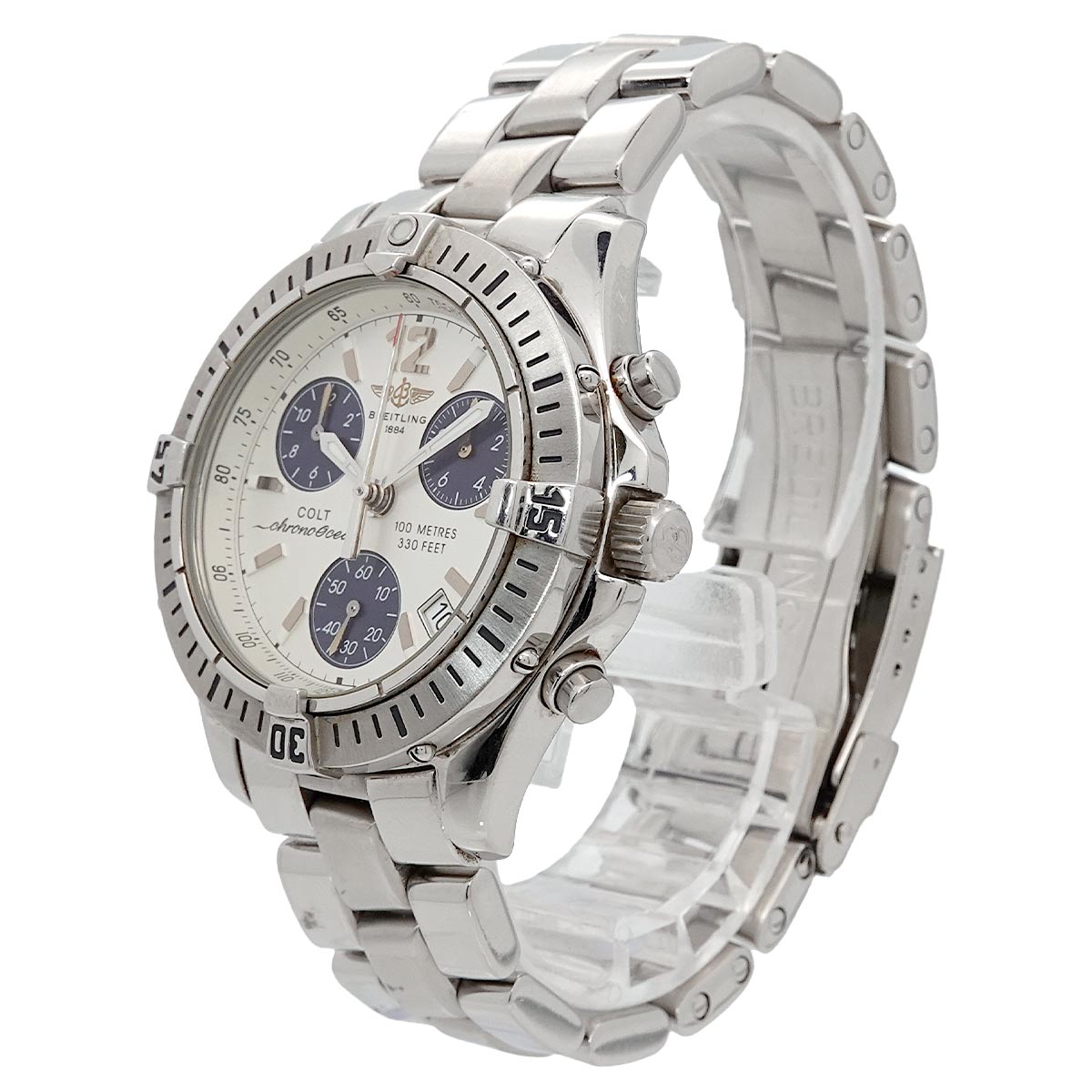 Chrono Colt A53050 Quartz Silver Blue Dial Mens Watch